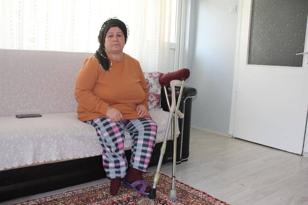 Samsun'da engelli kadından yardım çağrısı