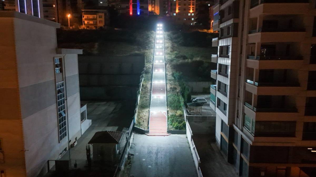 Canik sokakları aydınlık ve güvenli