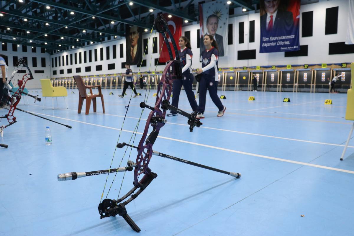 Samsun'da Salon Okçuluk Türkiye Şampiyonası düzenlendi