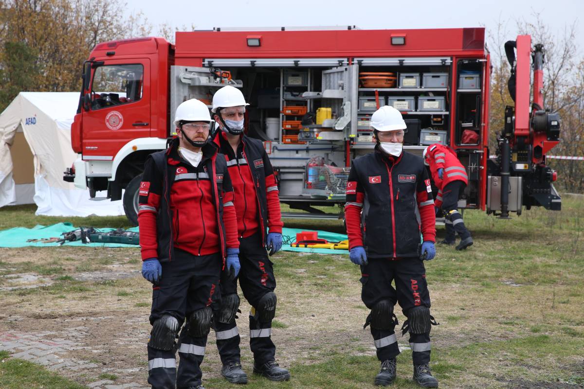Samsun Adliyesi personeli afetler için hazır! Tatbikat yapıldı