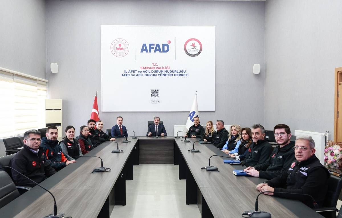 Samsun Valisi Orhan Tavlı AFAD'ın 16.yılını kutladı