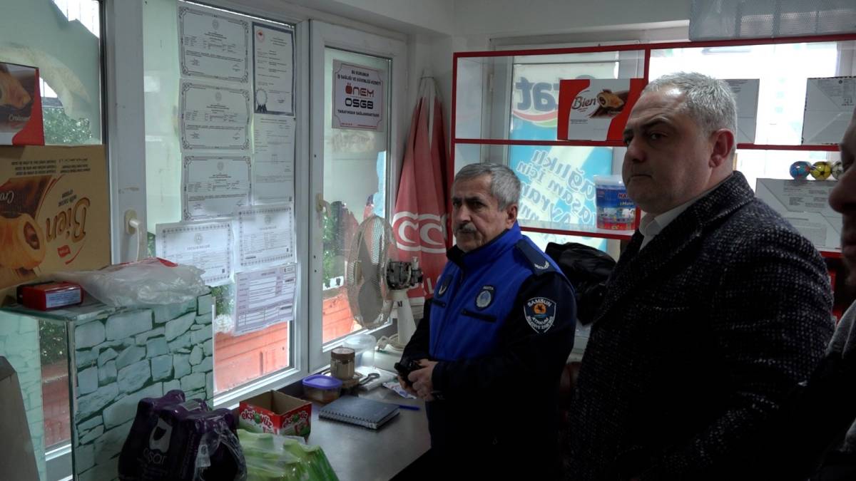 Atakum Belediyesi Zabıta ekipleri yoğun saha mesaisinde