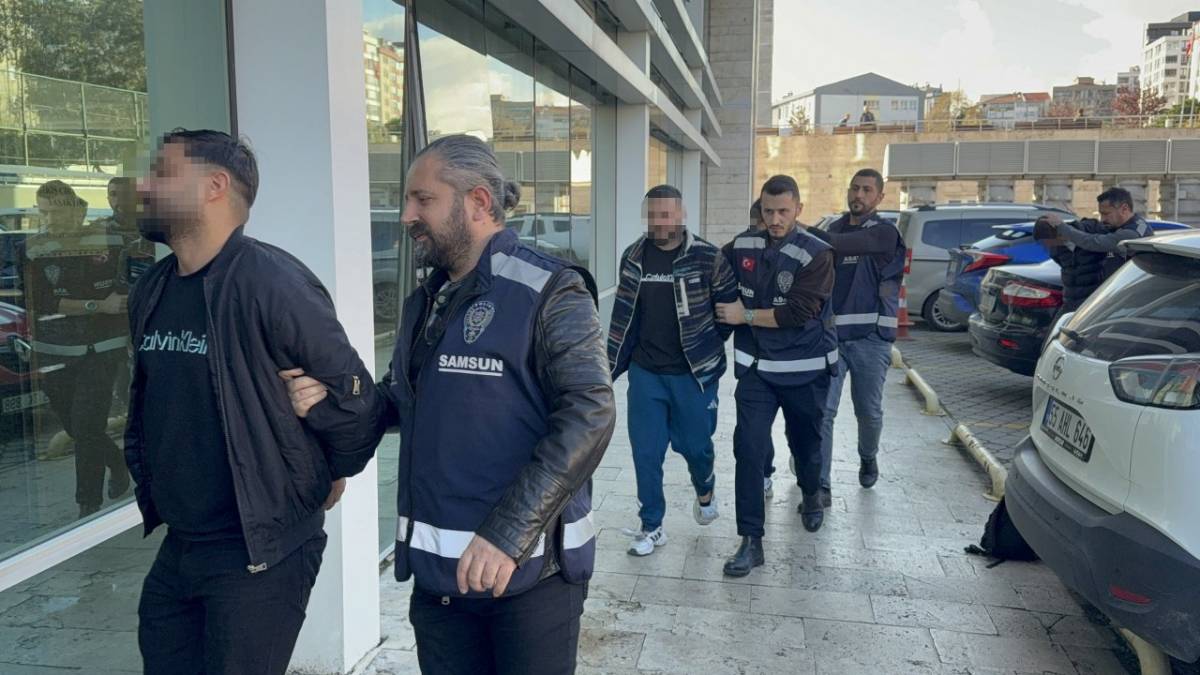 Samsun'da 2 kişinin yaralandığı silahlı saldırı nedeniyle 7 kişi adliyeye sevk edildi