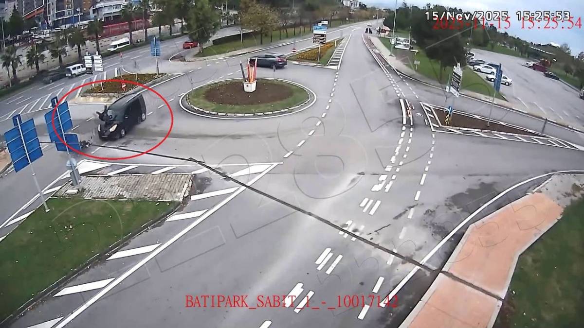 Samsun'da motosiklet kazaları artıyor! Kameralara yasıyan kaza görüntüleri