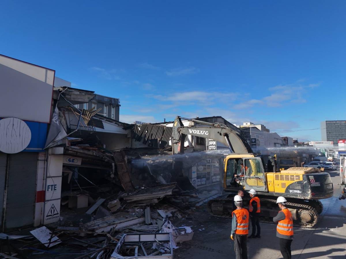 Gülsan Sanayi Bölgesi’nde yıkım gerçekleşti!