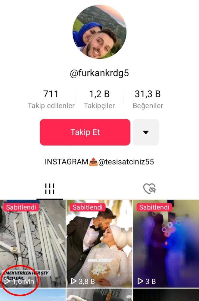 Samsunlu tesisatçıdan borudan beşik: İçine girip test etti viral oldu