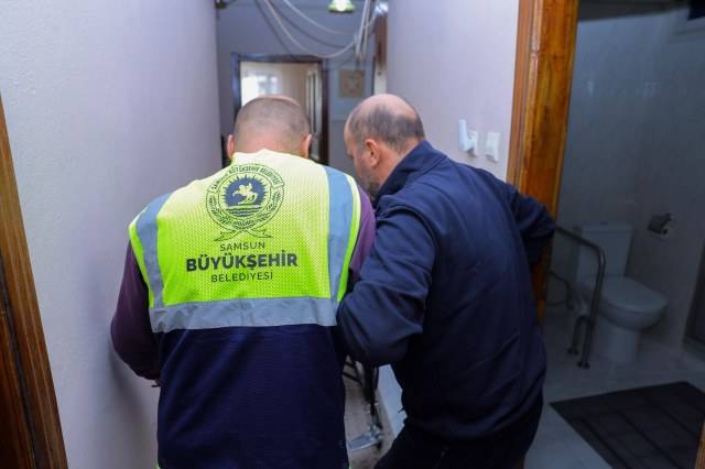 Samsun Büyükşehir Belediyesi özel bireylerin yanında