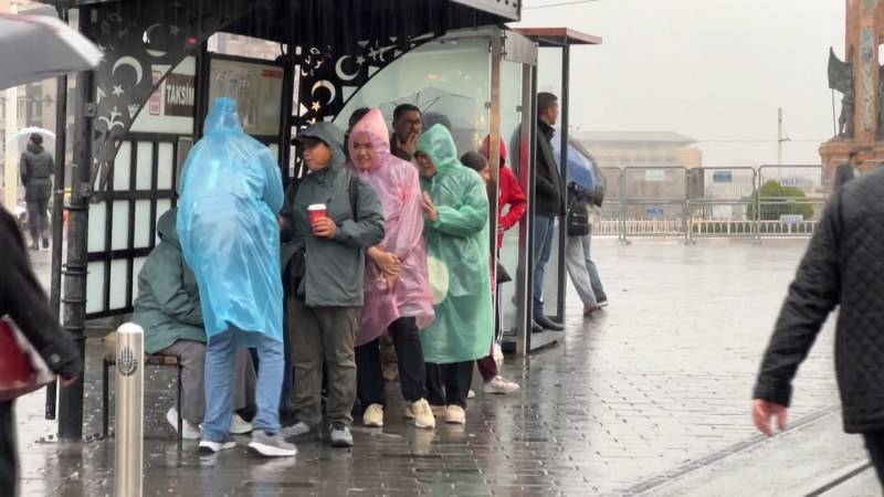 İstanbul sağanağa teslim