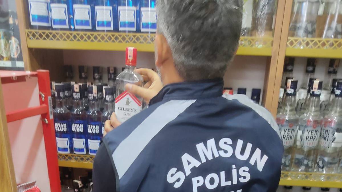 Samsun'da yılbaşı öncesi sahte içkiye geçit yok: Polis teyakkuzda