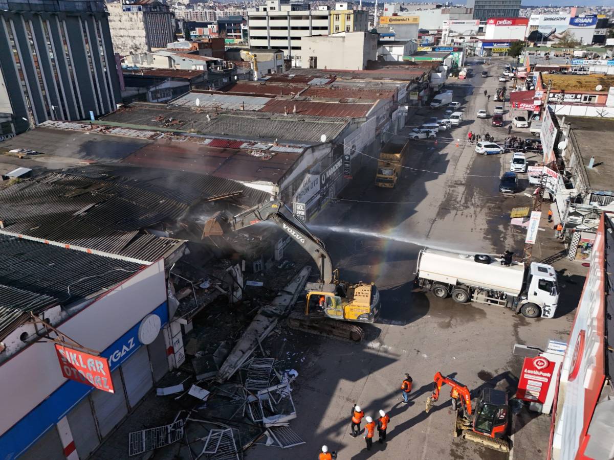 Gülsan Sanayi Bölgesi’nde yıkım gerçekleşti!