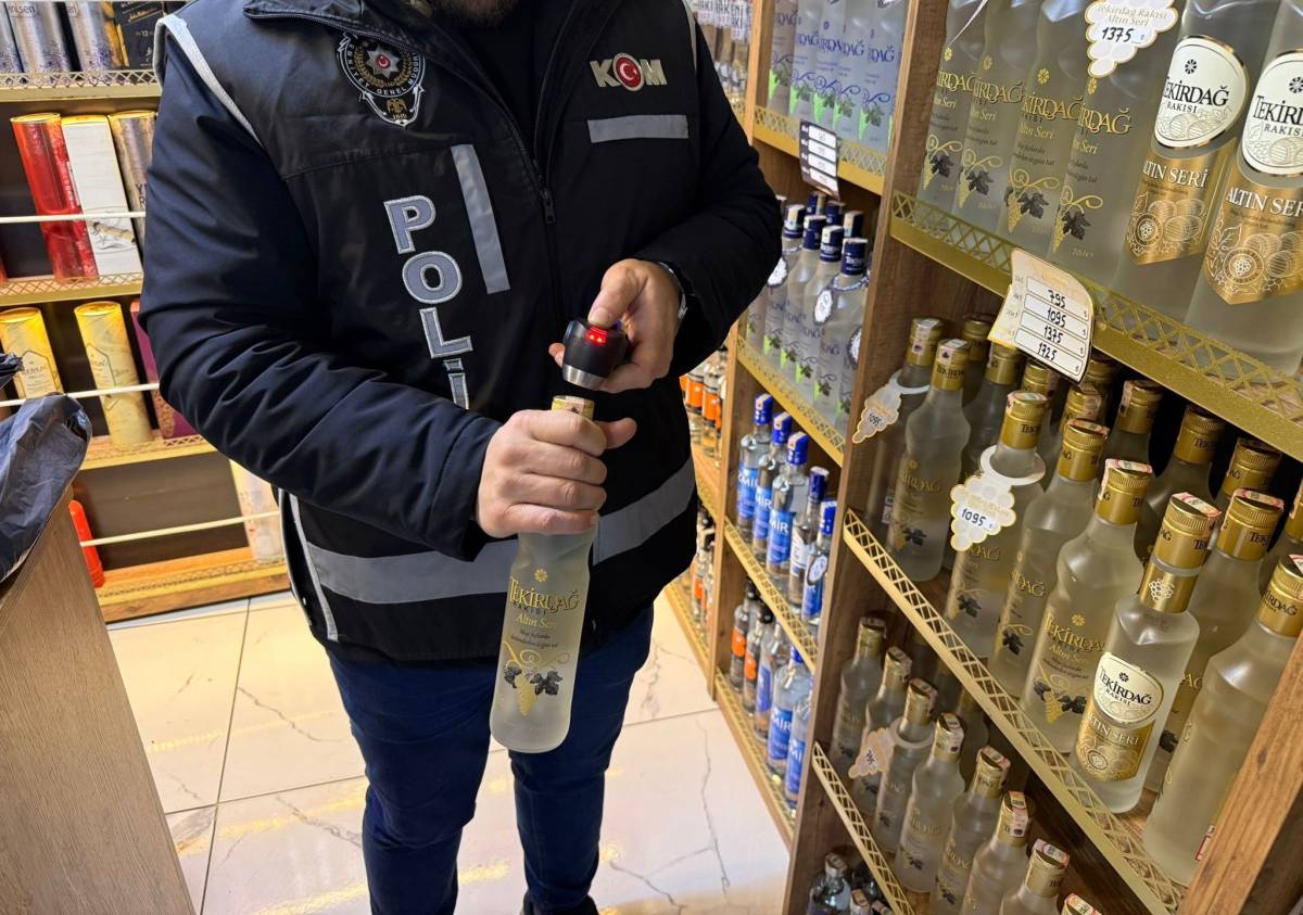 Samsun'da yılbaşı öncesi sahte içkiye geçit yok: Polis teyakkuzda
