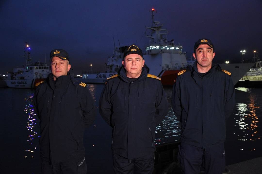 Sahil Güvenlik Karadeniz Bölge Komutanlığı yılbaşında da görev başında