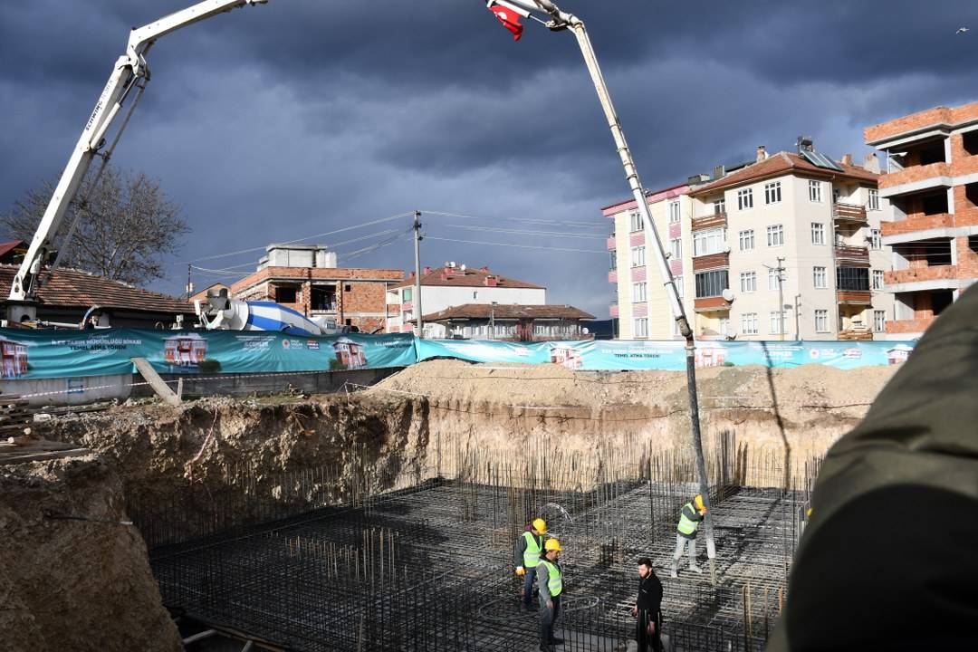 Samsun Vezirköprü'ye yeni hizmet binası! Temelleri atıldı