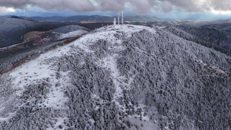 Samsun'a kar yağdı