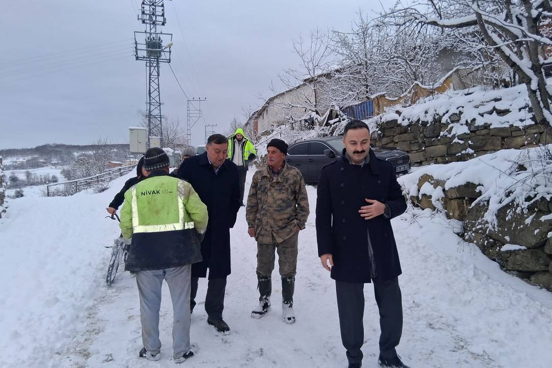 Samsun'da karla mücadele