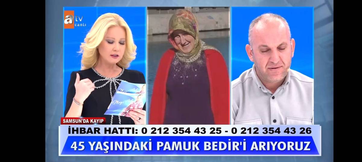 Samsun’da kayıp kadın Müge Anlı’da aranıyor! 45 yaşındaki Pamuk Bedir nerede?