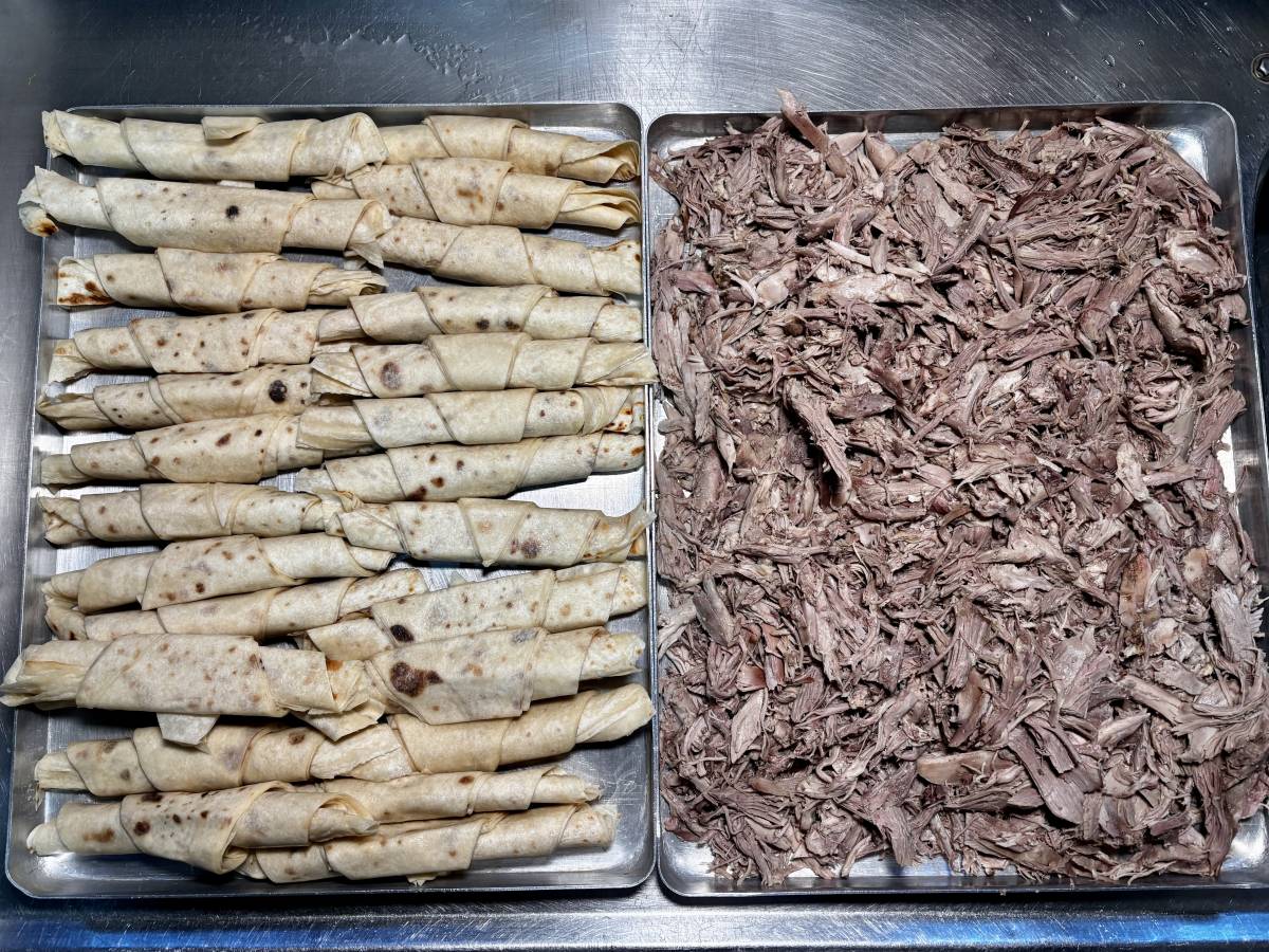 Samsun'un tescilli lezzeti kaz tiridinde sezon başladı