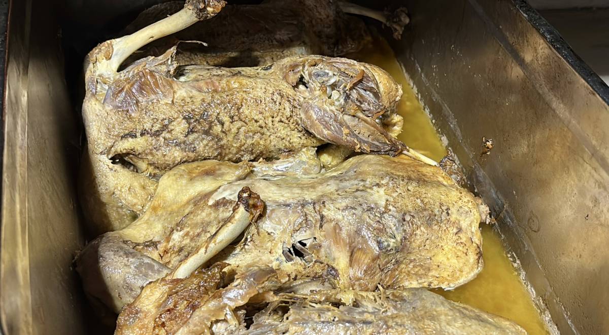 Samsun'un tescilli lezzeti kaz tiridinde sezon başladı