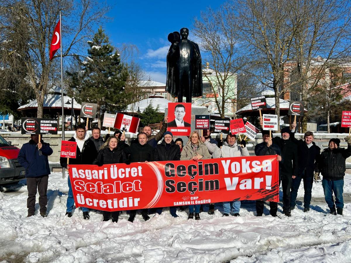 CHP Samsun İl Başkanı Özdağ: Asgari ücret sefalet ücretidir