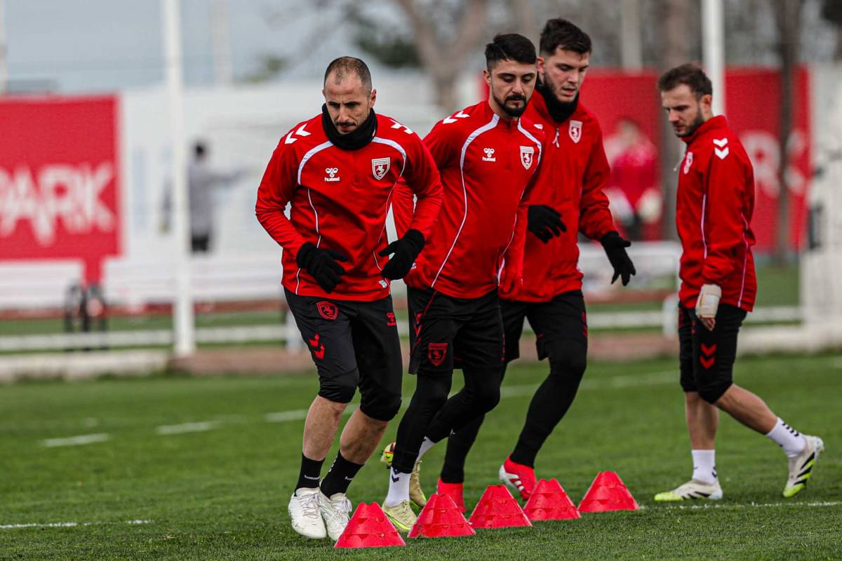 Samsunspor Fenerbahçe hazırlıklılarını sürdürüyor