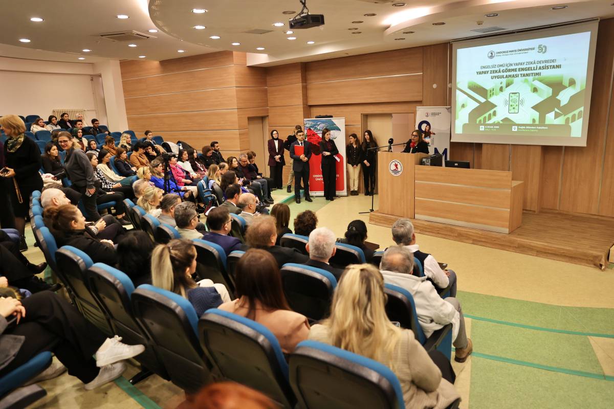 OMÜ'den görme engelliler için Yapay Zeka Görme Engelli Asistanı hizmeti