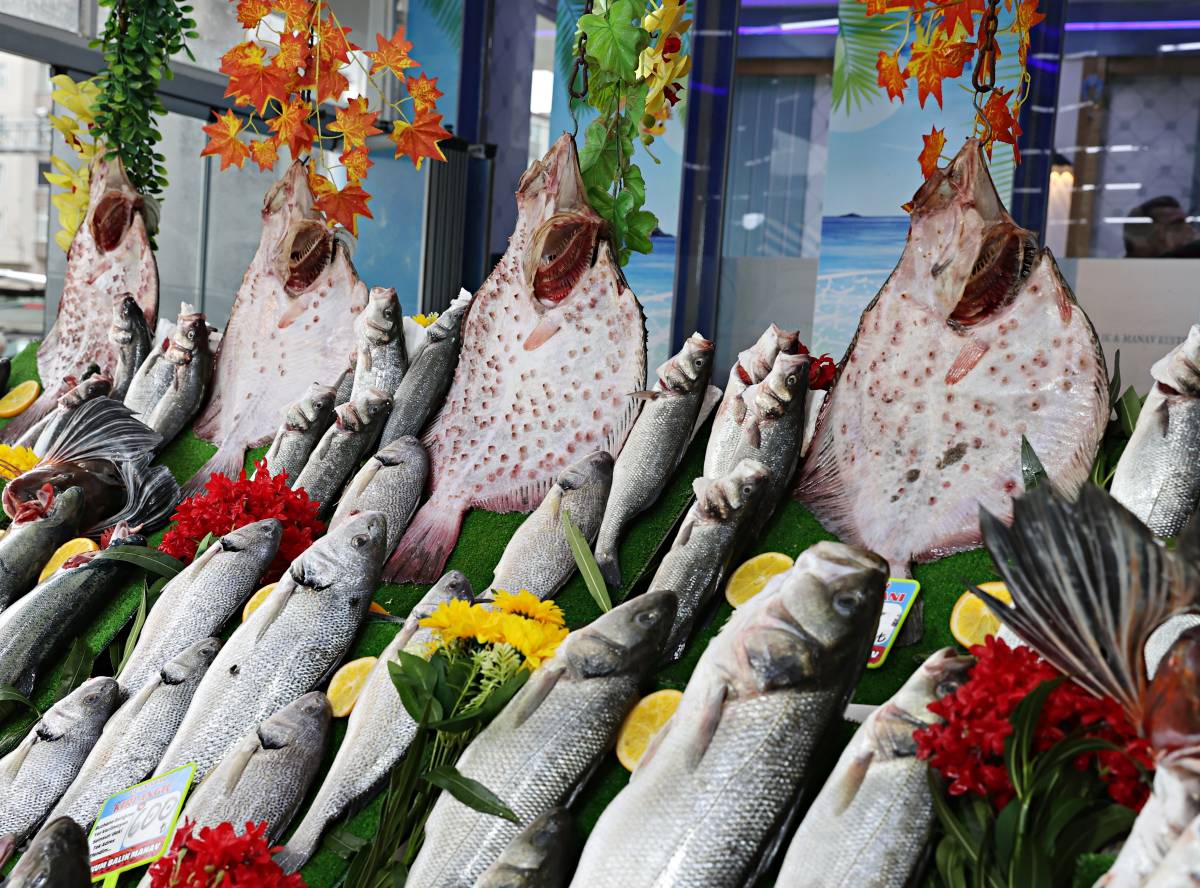 Samsun'da tezgahlarda balık bolluğu yaşanıyor