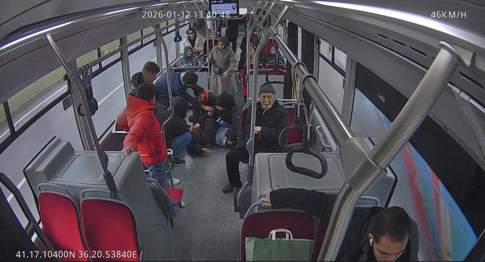 Samsun'da kalp krizi geçiren yolcuyu otobüsle hastaneye götüren şoför konuştu