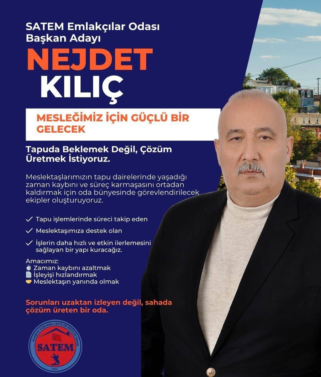 SATEM Başkan Adayı Nejdet Kılıç hedeflerini açıkladı