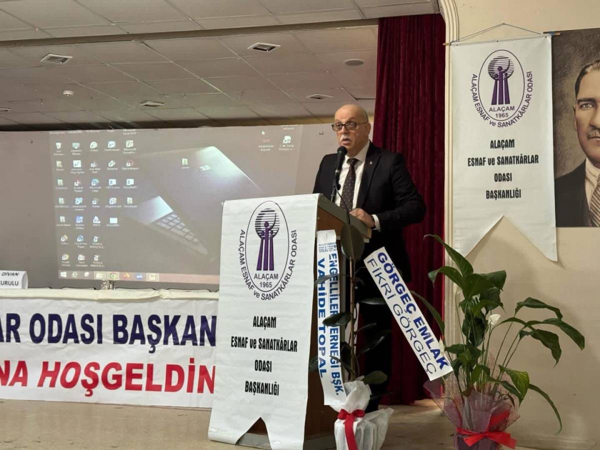 Alaçam Esnaf ve Sanatkarlar Odası'nda başkan değişmedi