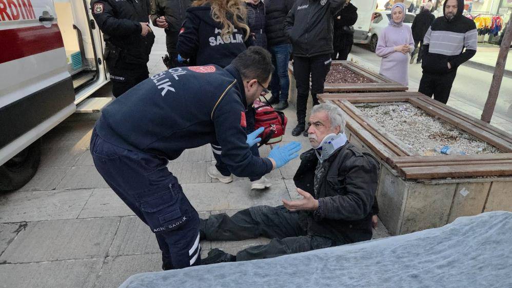 Samsun'da alkol komasına giren adam hastanelik oldu