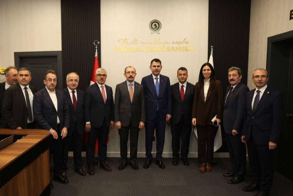Halit Doğan, Bakan Murat Kurum’a Samsun projelerini anlattı