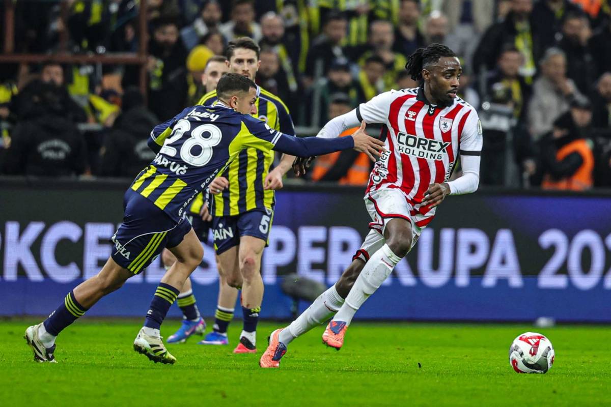 Samsunspor’da Makoumbou Süper Kupa'da kırmızı kart gördü