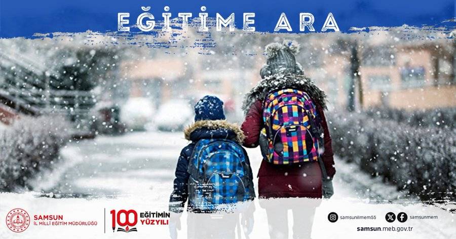 Samsun’da kar ve buzlanma nedeniyle 14 Ocak 2026 Çarşamba günü okulların tatil edildiği ilçeler açıklandı