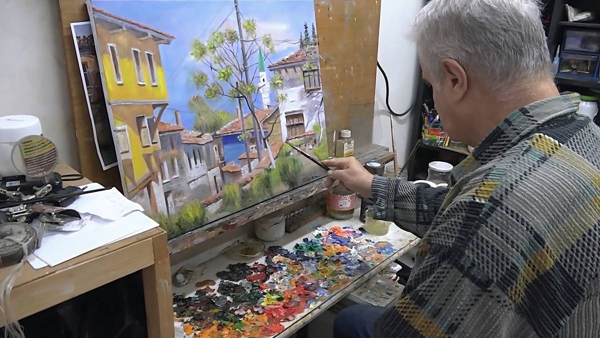 Ressam Özduman'ın eserleri birçok ülkede ilgi görüyor