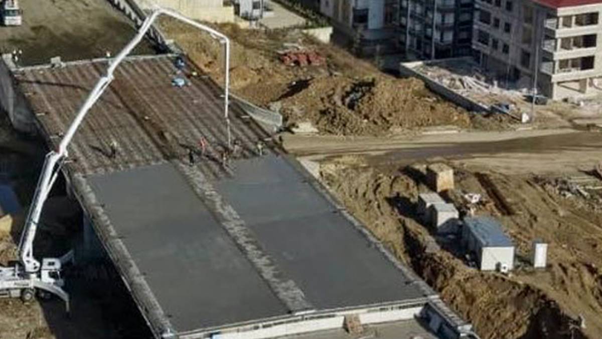 Samsun'da Recep Tayyip Erdoğan Bulvarı'nda üst ve alt geçit çalışmalarında sona gelindi