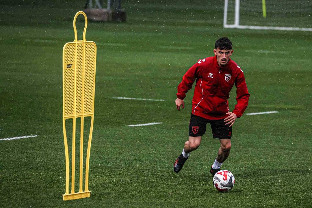 Samsunspor'dan akşam antrenmanı
