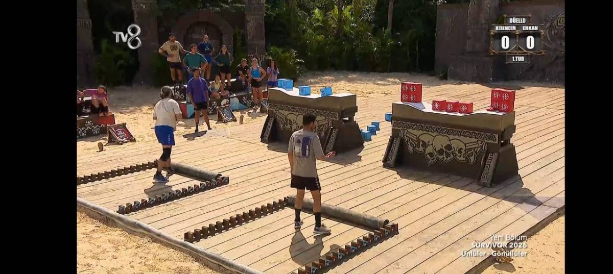 Survivor'da 8 Ocak düello oyununu kim kazandı? Adaya kim veda etti?