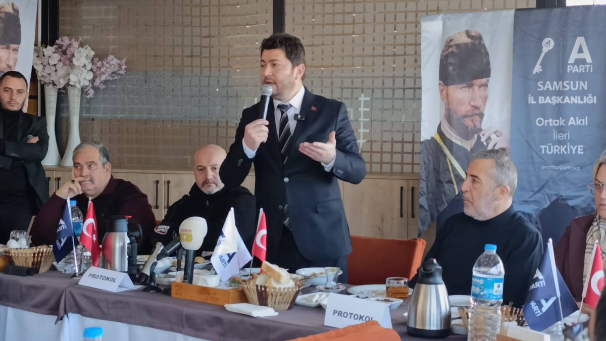 Anahtar Parti Samsun İl Başkanı Ahmet Karkucak'tan Terörsüz Türkiye açıklaması