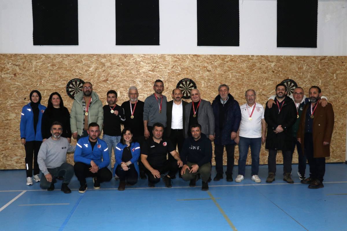 Samsun'da Çalışan Gazeteciler Günü kapsamında dart turnuvası düzenlendi