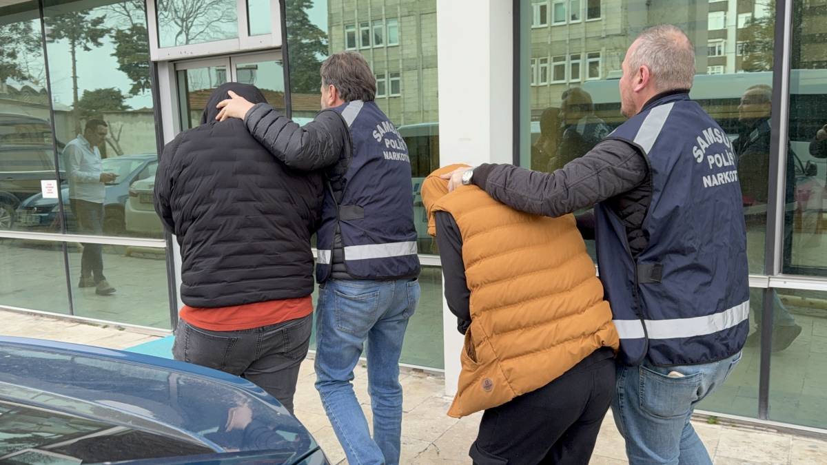 Samsun'da iki uyuşturucu operasyonu! 2 gözaltı