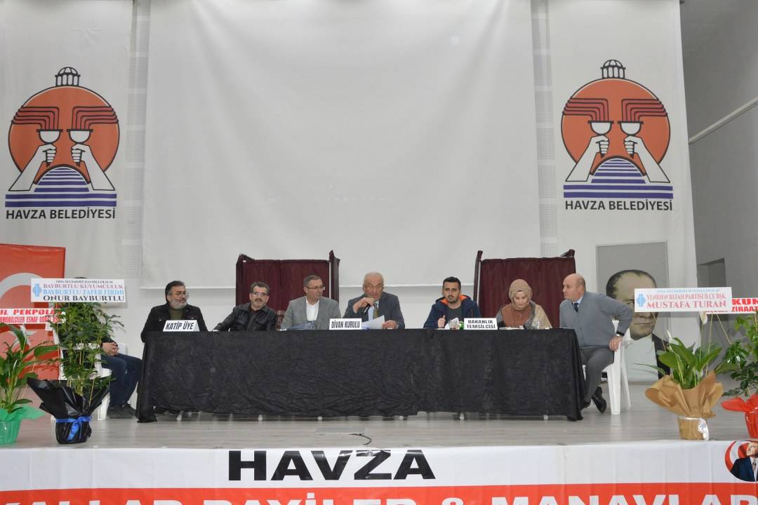 Havza Bakkal Bayii ve Manavlar Esnaf Odasında Yılmaz güven tazeledi