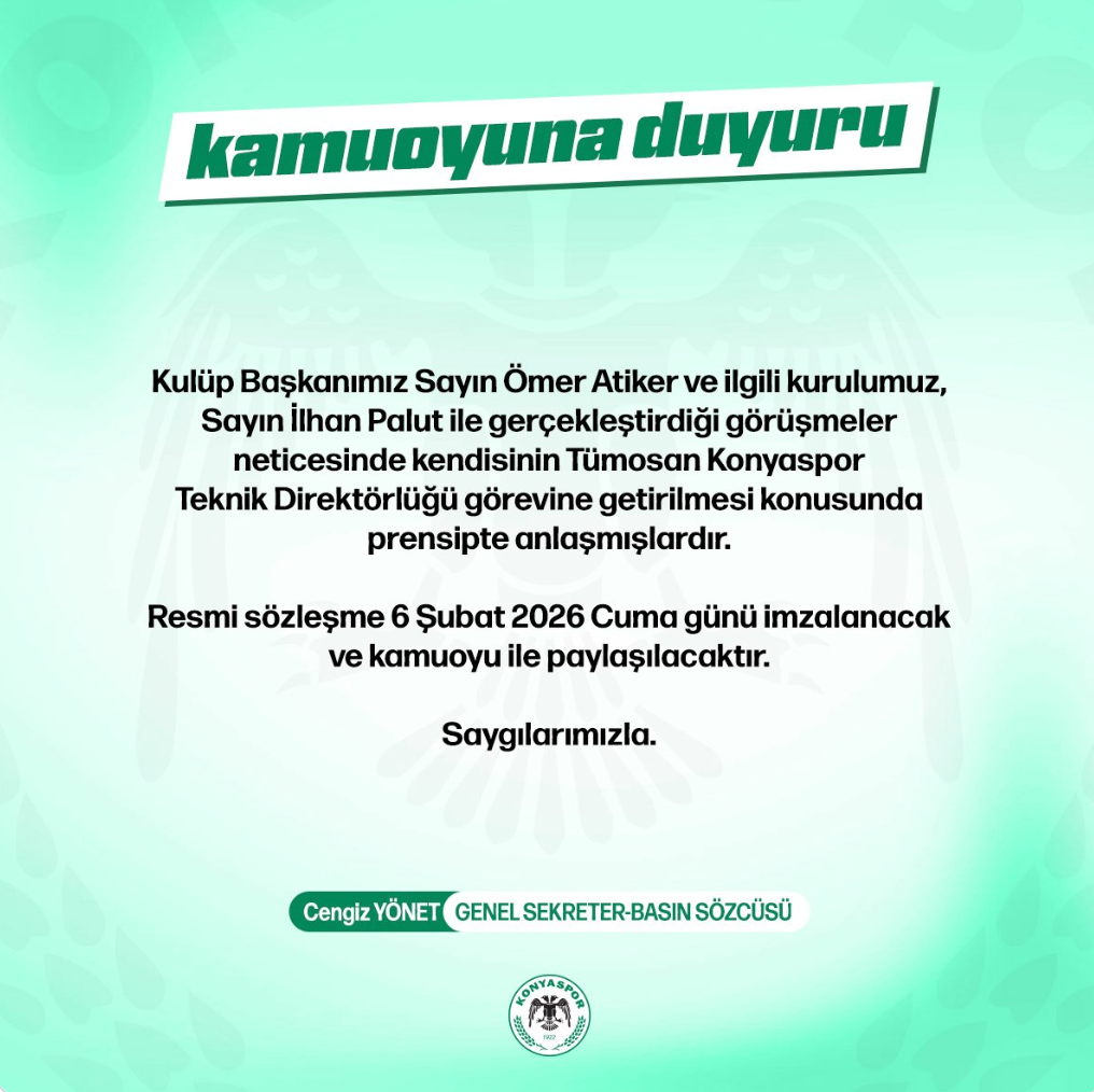 İlhan Palut Süper Lig'e geri döndü: işte yeni takımı