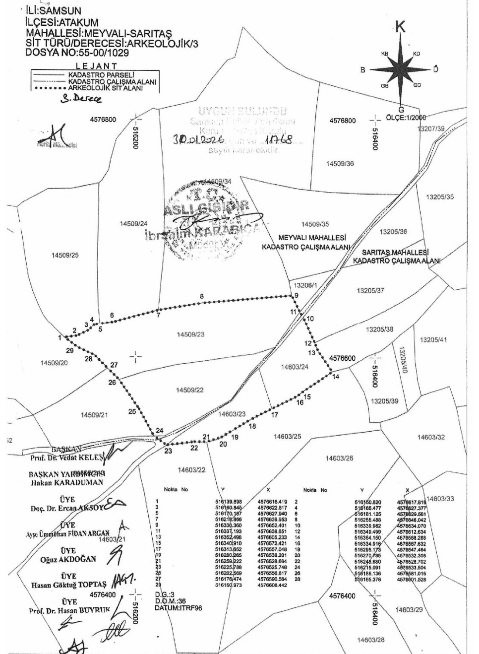 Samsun’da Roma dönemine ait antik yerleşim alanı tescillendi