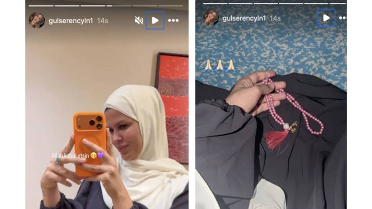 Mehmet Ali Erbil'in karısı Gülseren Erbil tesettüre girdi