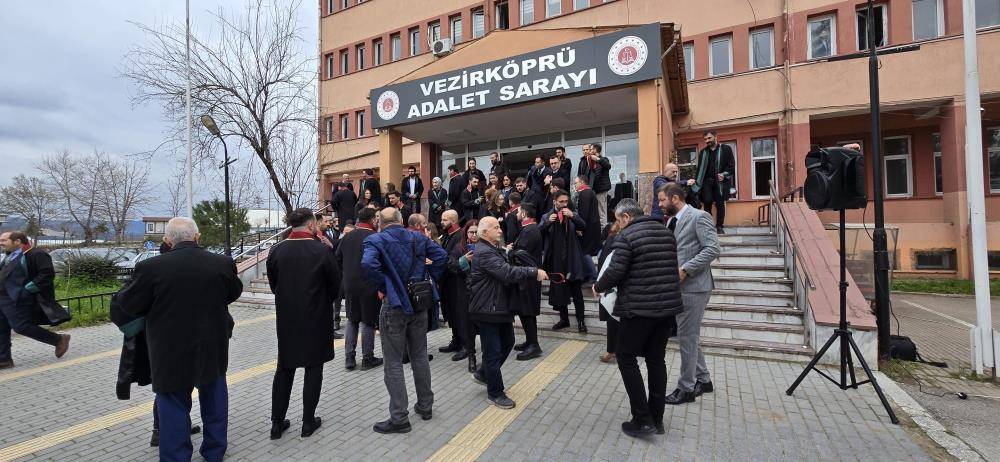 Samsun'da avukata saldırıya tepki