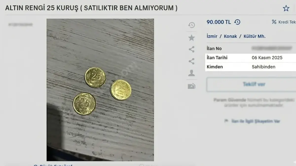 Cebinde 25 kuruş olanlar dikkat! Başınıza talih kuşu konmuş olabilir