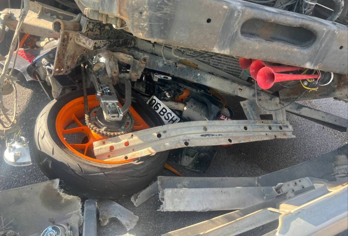 Samsun’da kaza can aldı! Kamyonun çarptığı sürücü olay yerinde öldü