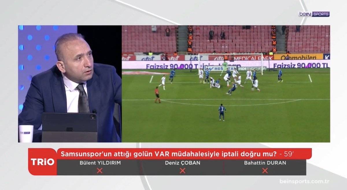 TRİO ekibi Samsunspor'un iptal edilen golü değerlendirdi