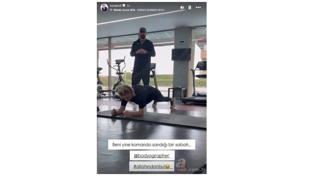 Esra Erol'dan komando paylaşımı