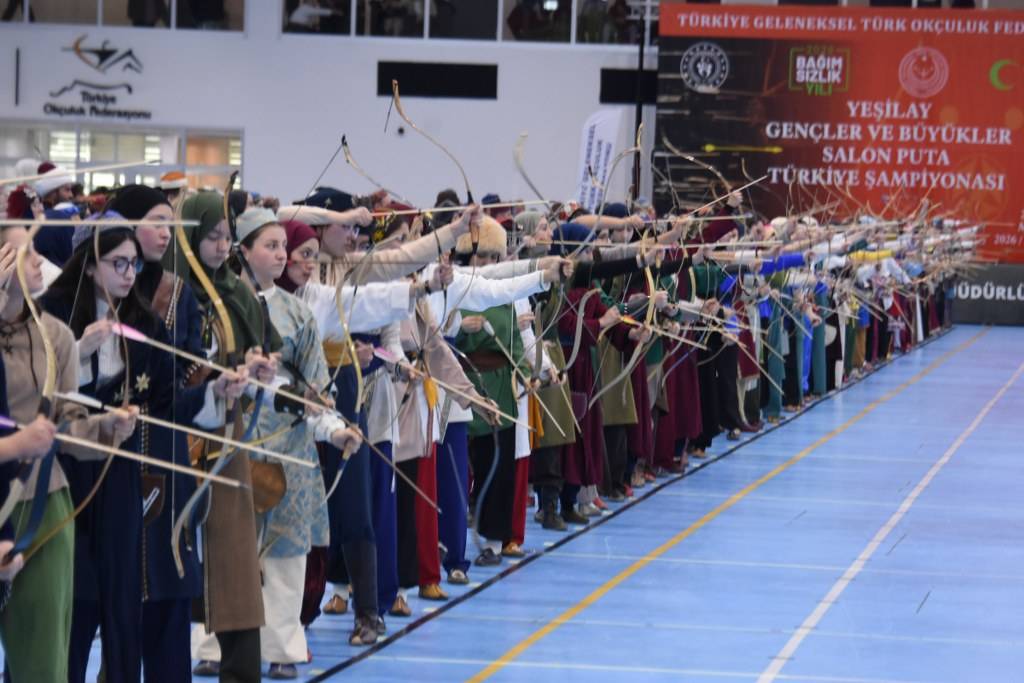 Samsun, Geleneksel Türk Okçuluk Gençler ve Büyükler Salon Puta Türkiye Şampiyonası'na ev sahipliği yapıyor